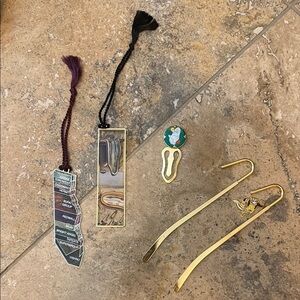 Fun & Eclectic Bookmark and Gold Tone Bookmark 🔖 Set